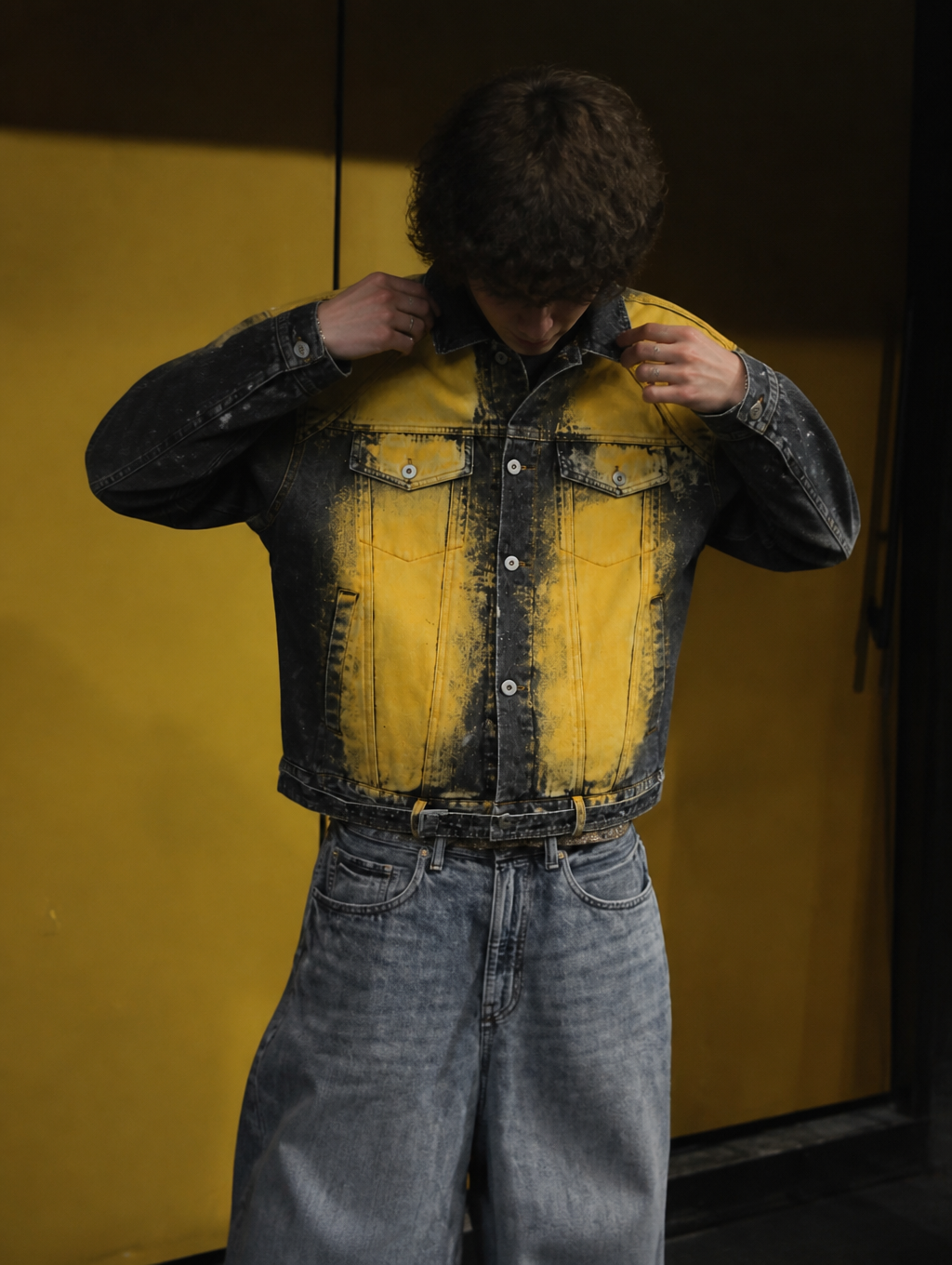 UNSEEN-Studios Bumblebee Denim Jacket