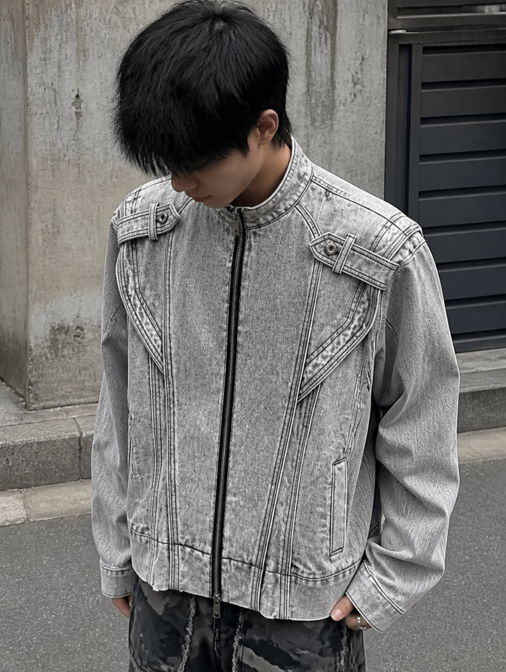 UNSEEN-Studios Silver Arrow Denim Jacket