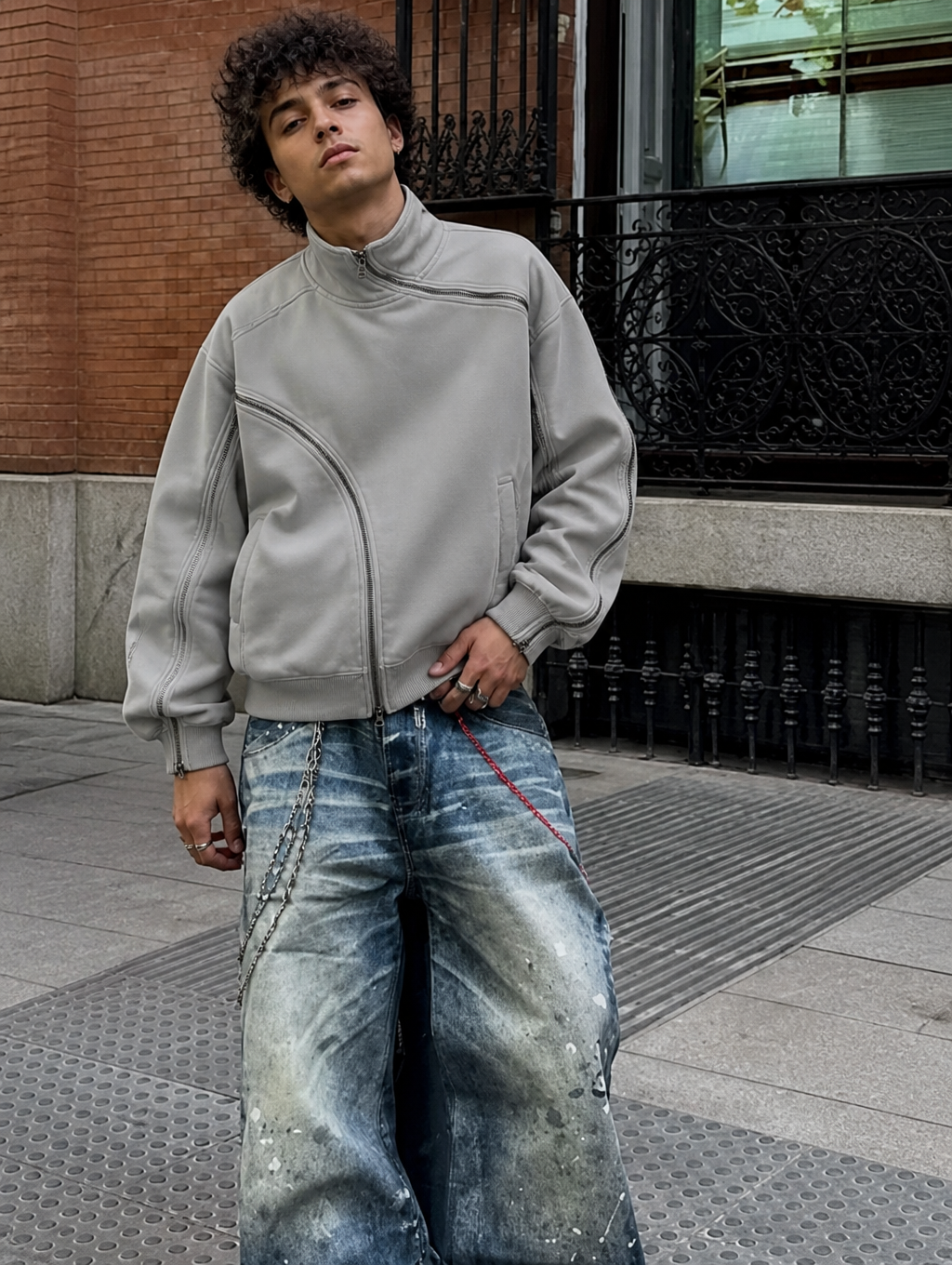 UNSEEN-Studios Spiral Neck Sweater