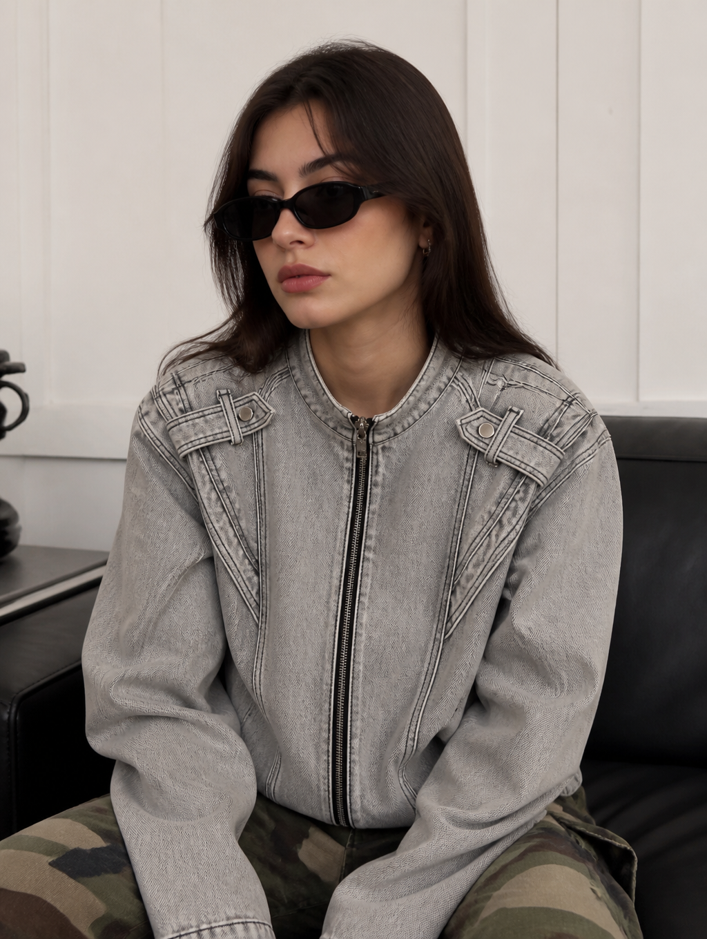 UNSEEN-Studios Silver Arrow Denim Jacket