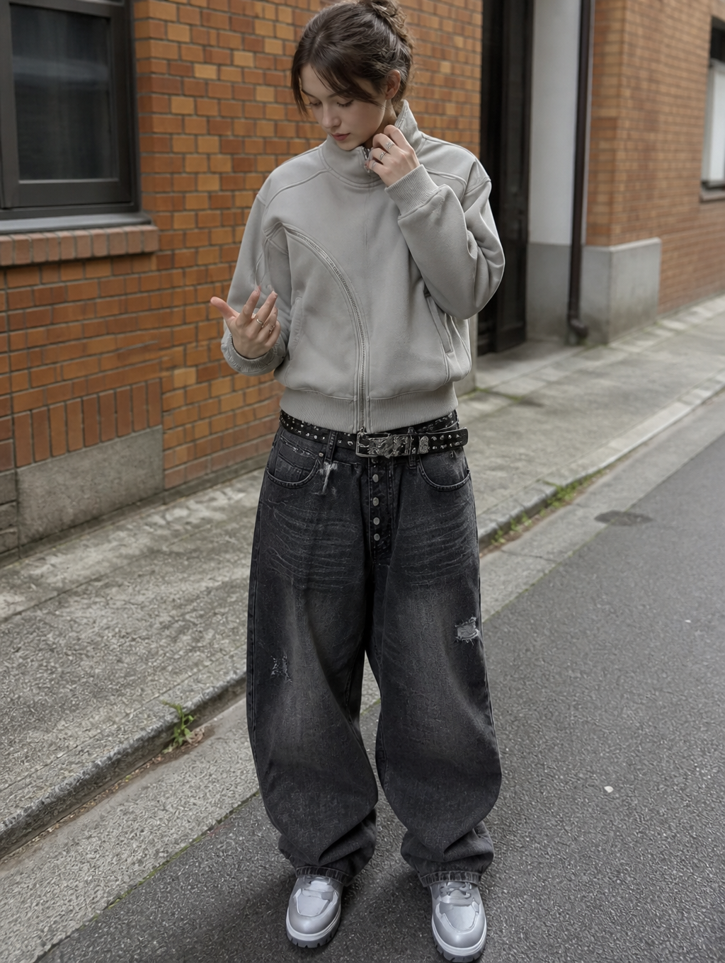 UNSEEN-Studios Spiral Neck Sweater