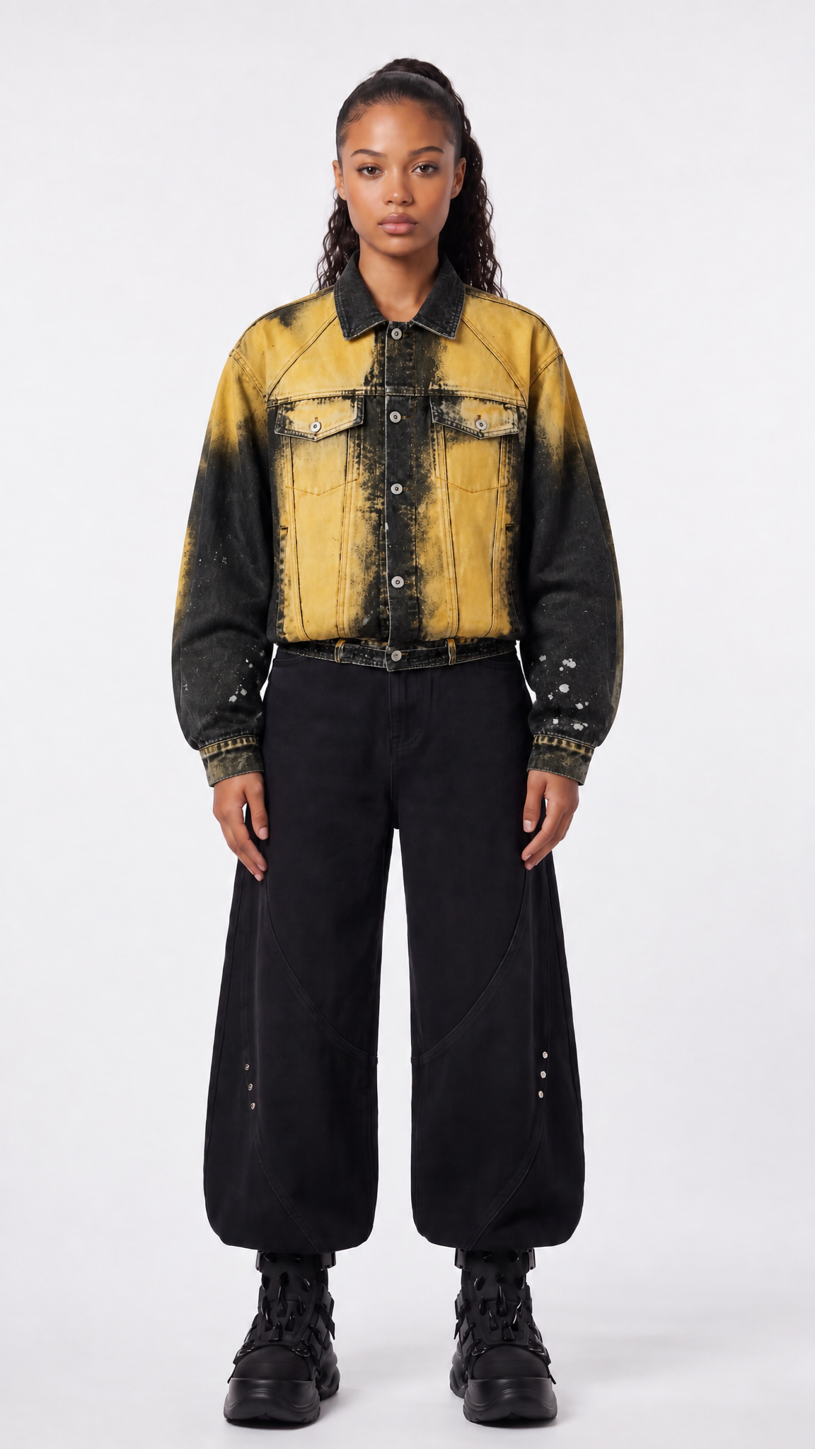 UNSEEN-Studios Bumblebee Denim Jacket