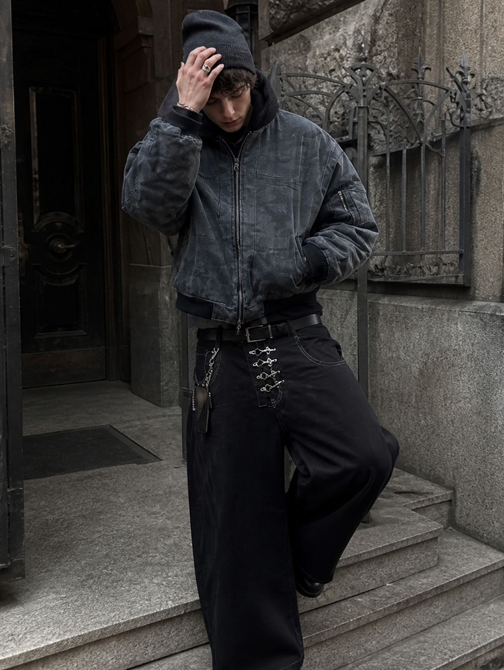 UNSEEN-Studios Utility Collar Jacket