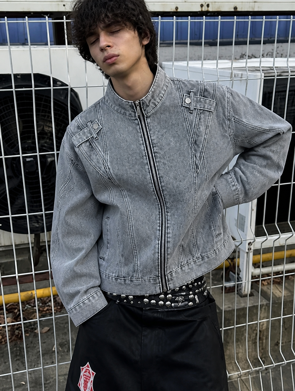 UNSEEN-Studios Silver Arrow Denim Jacket