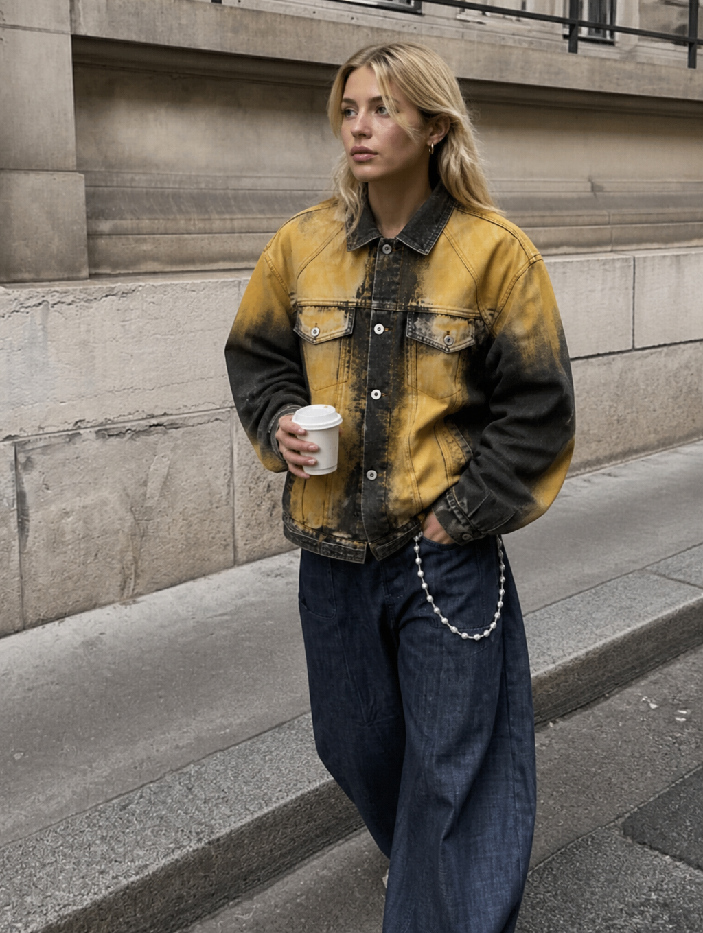 UNSEEN-Studios Bumblebee Denim Jacket