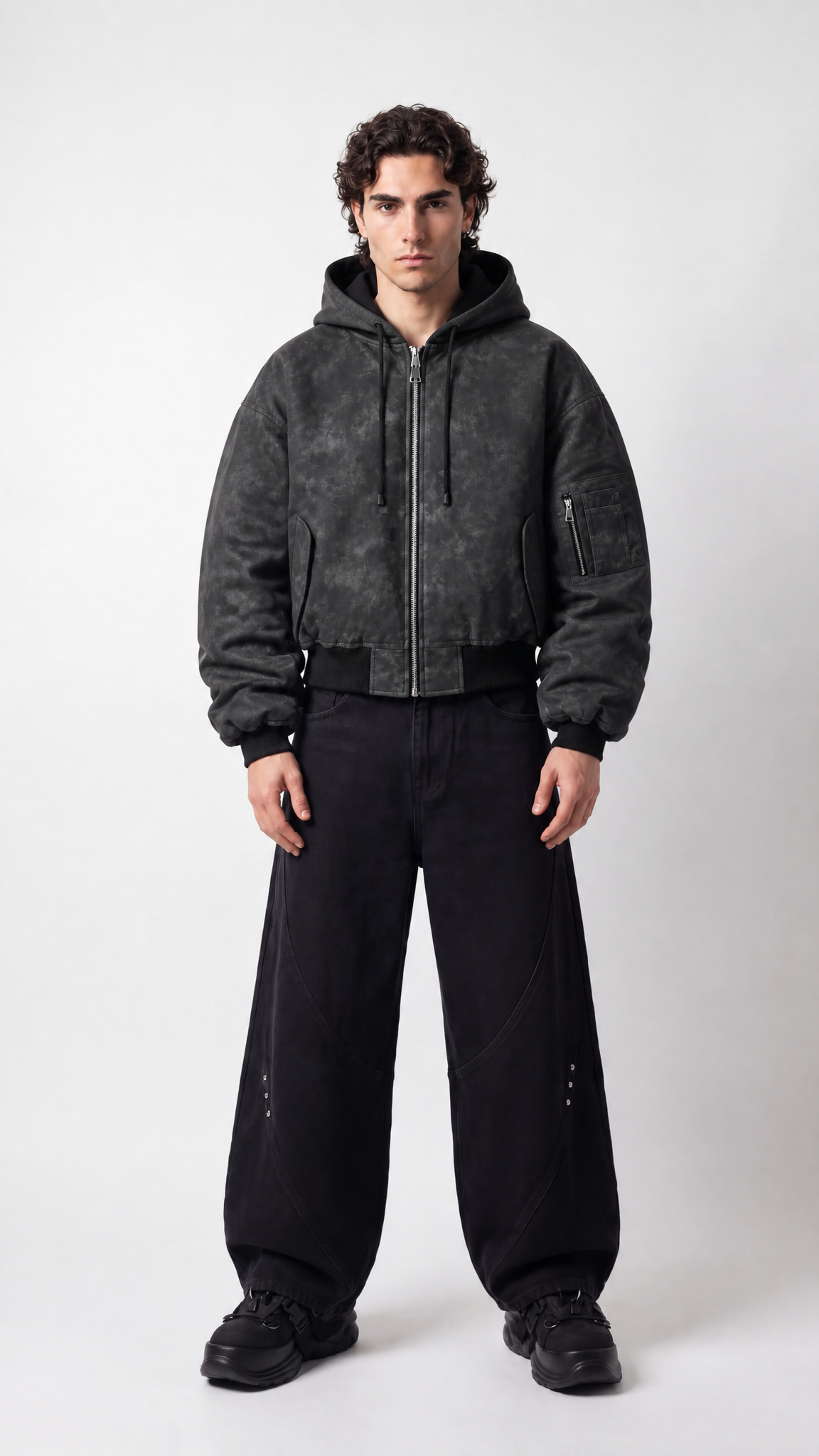 UNSEEN-Studios Narcotic Hood Bomber Jacket