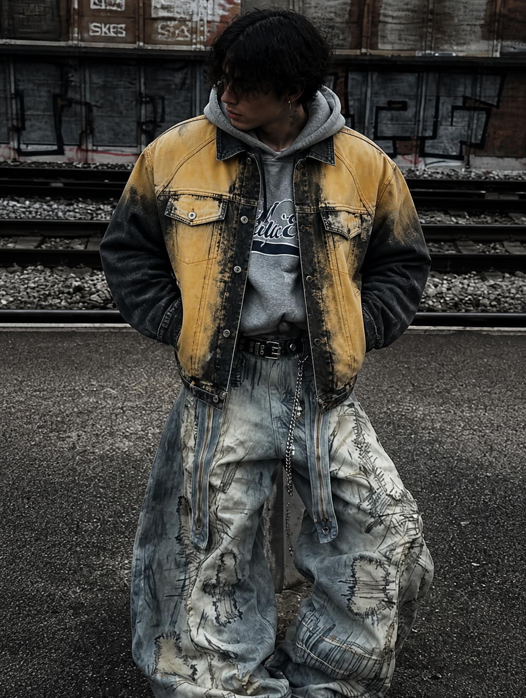 UNSEEN-Studios Bumblebee Denim Jacket