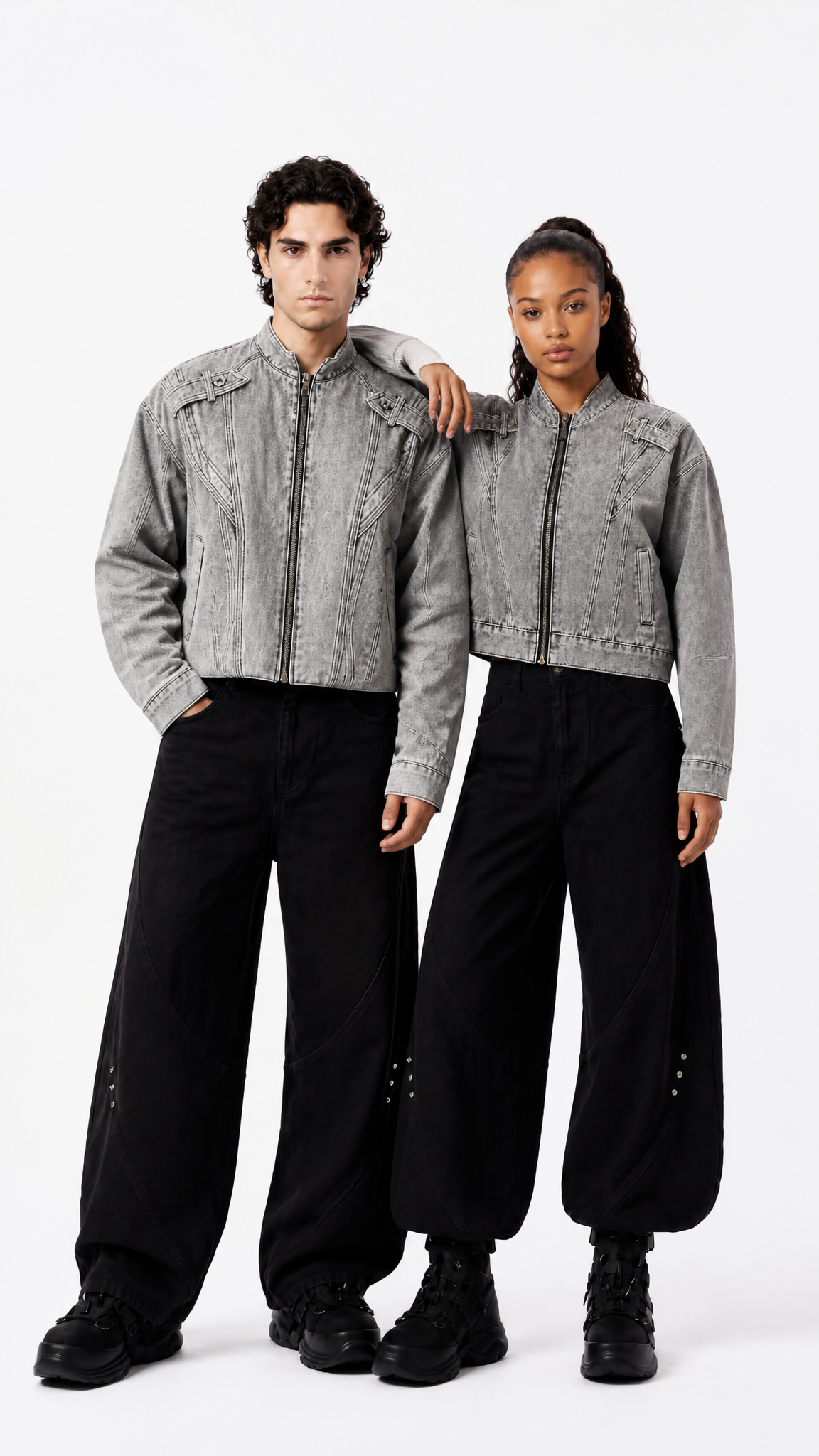UNSEEN-Studios Silver Arrow Denim Jacket
