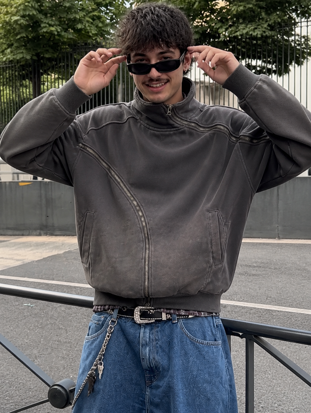 UNSEEN-Studios Spiral Neck Sweater