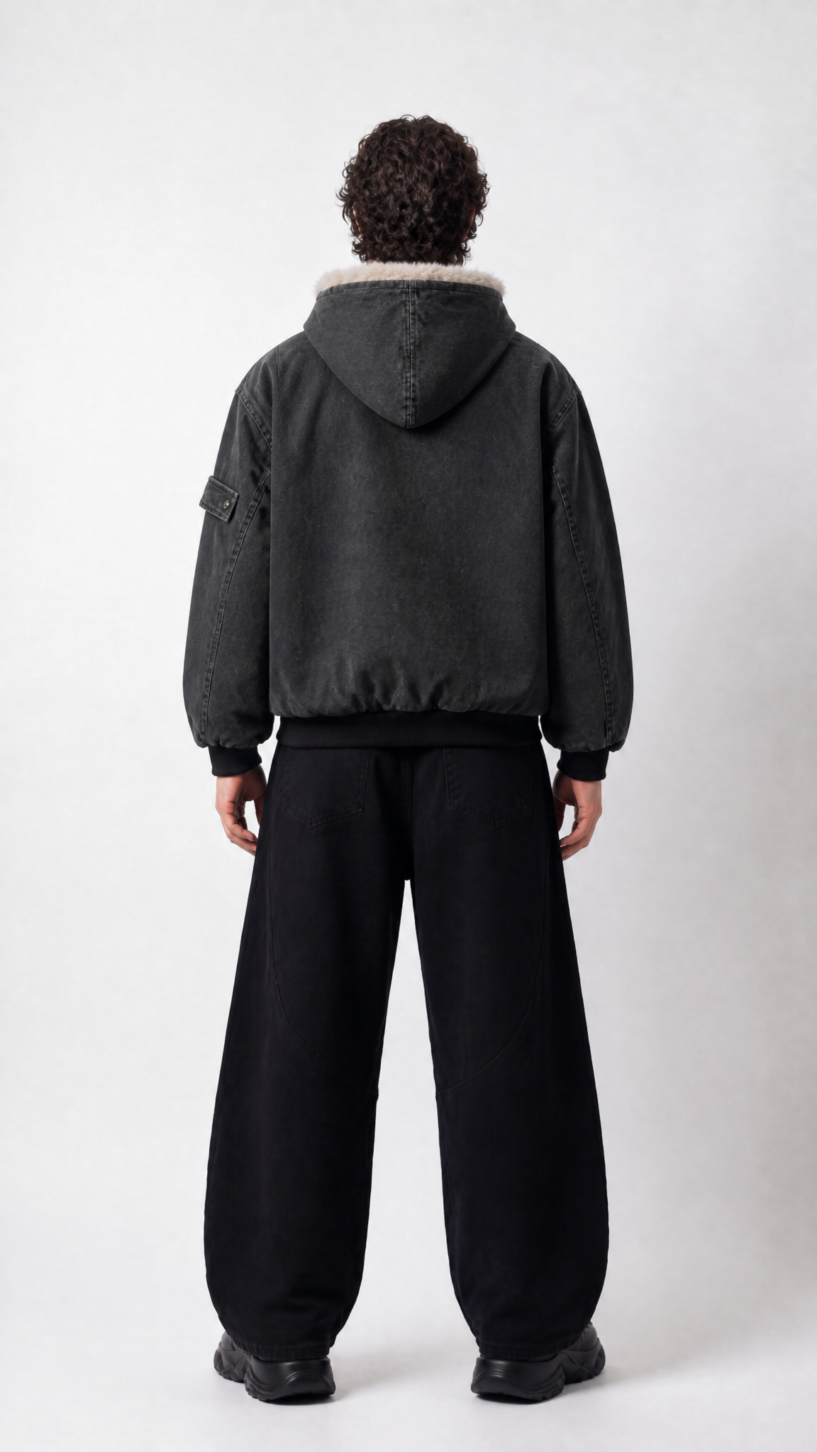 UNSEEN-Studios Akuma Distressed Zip Jacket