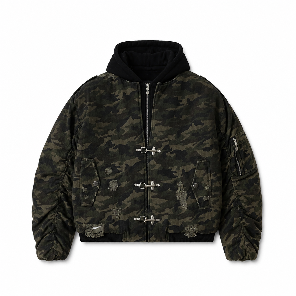 UNSEEN-Studios Combat Lock Bomber Jacket