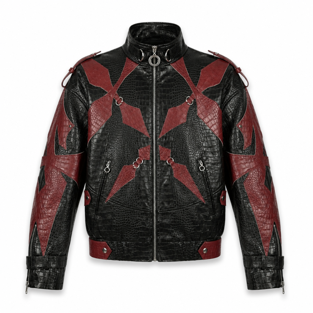 UNSEEN-Studios Dark Knight Vegan Leather Jacket