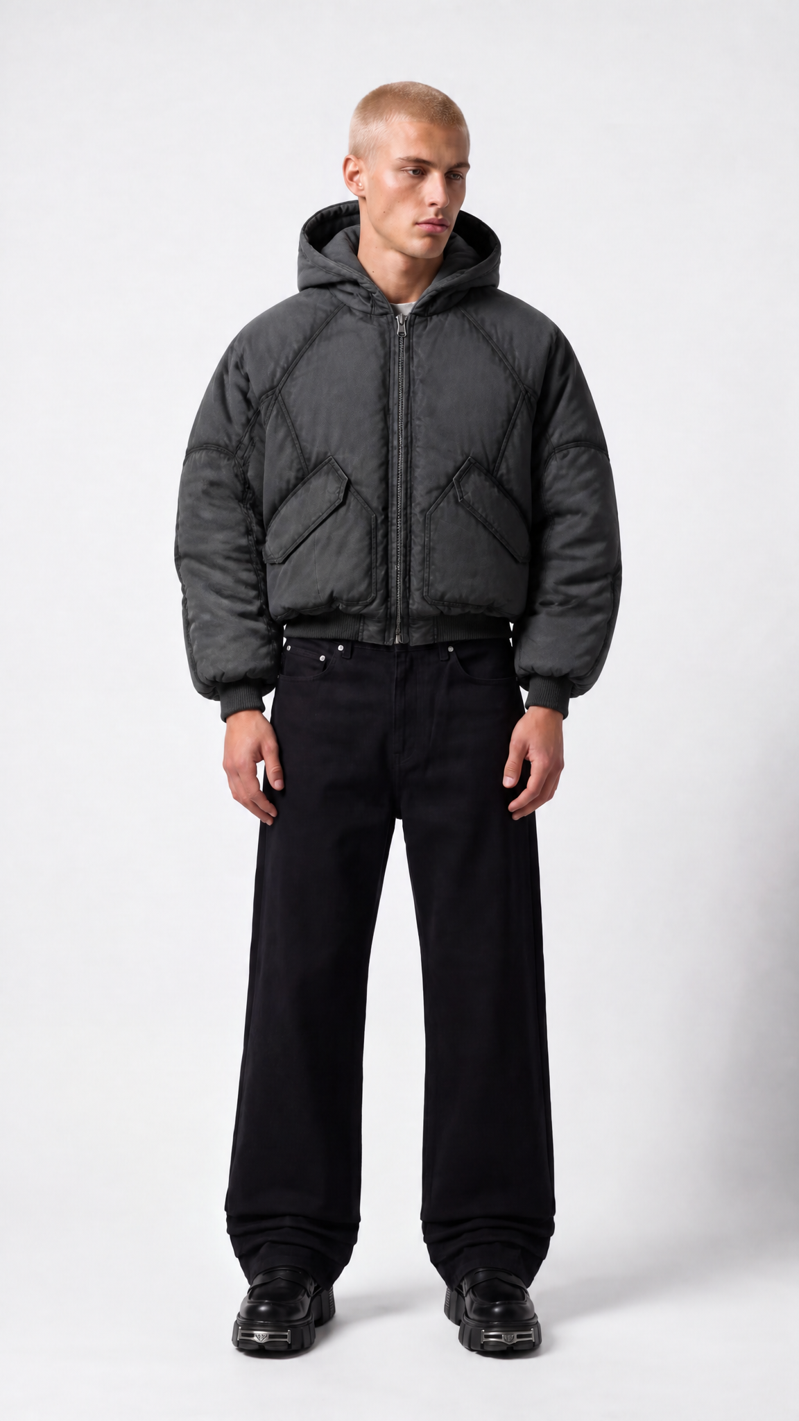 UNSEEN-Studios Scarline Bomber Jacket