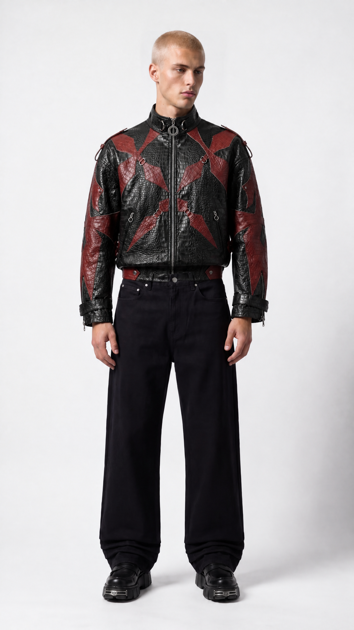 UNSEEN-Studios Dark Knight Vegan Leather Jacket