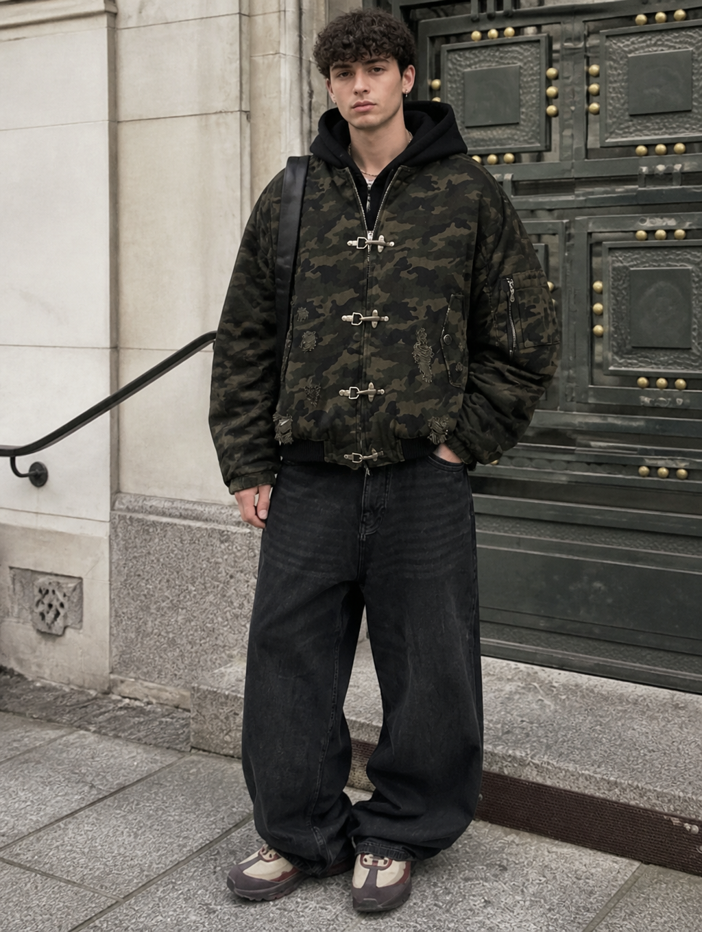 UNSEEN-Studios Combat Lock Bomber Jacket