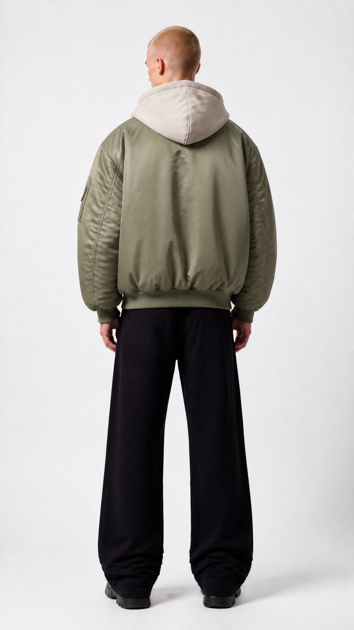 UNSEEN-Studios Night Patrol Layered Bomber Jacket
