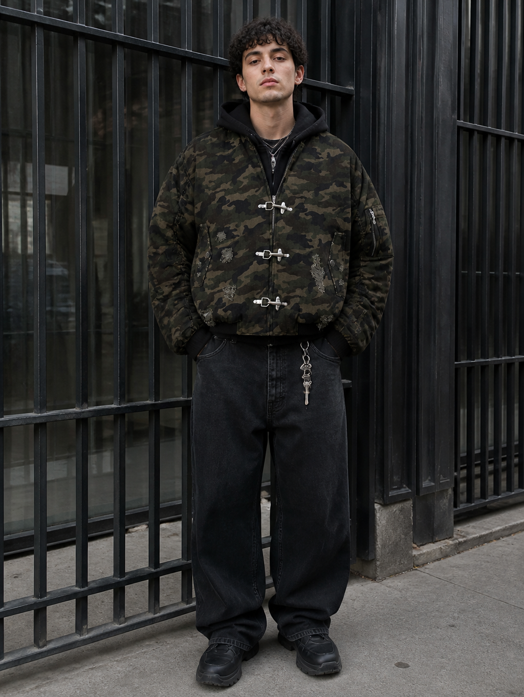UNSEEN-Studios Combat Lock Bomber Jacket
