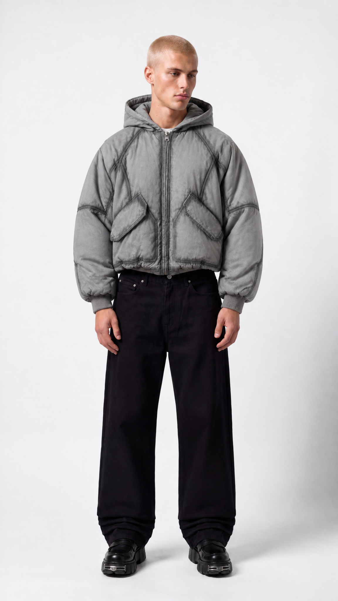 UNSEEN-Studios Scarline Bomber Jacket