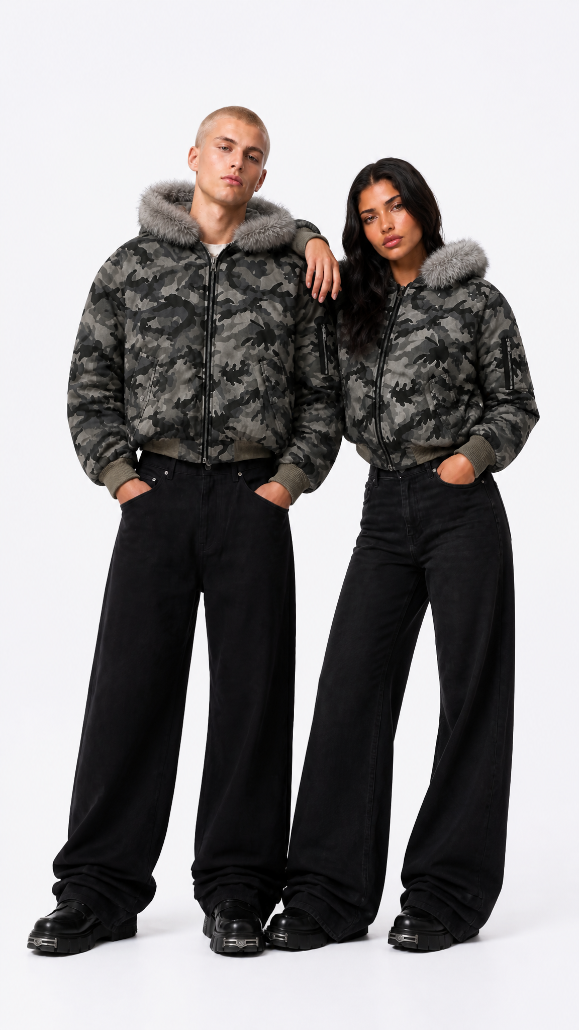 UNSEEN-Studios Arctic Hunter Fur Jacket