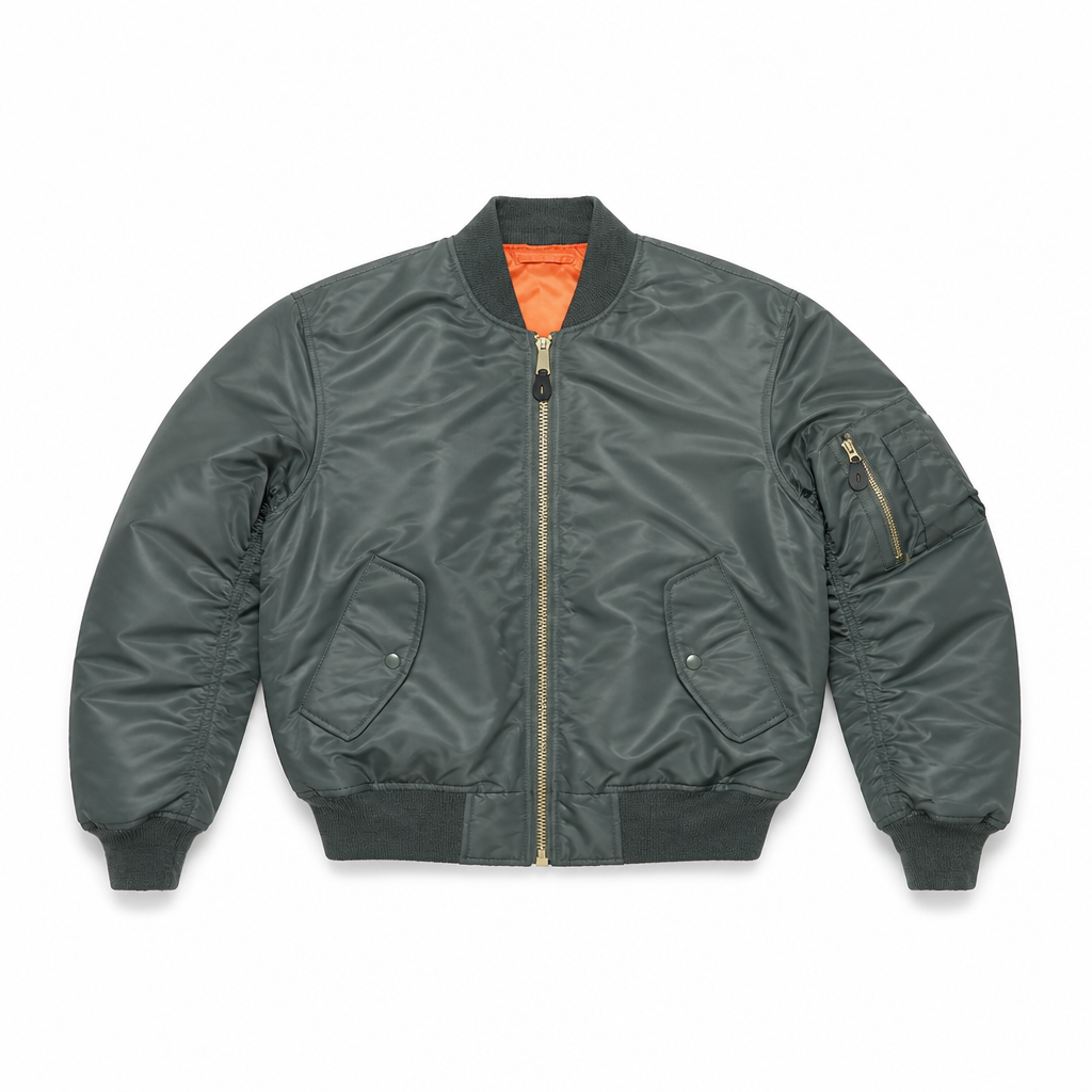 UNSEEN-Studios Military Tec Bomber Jacket