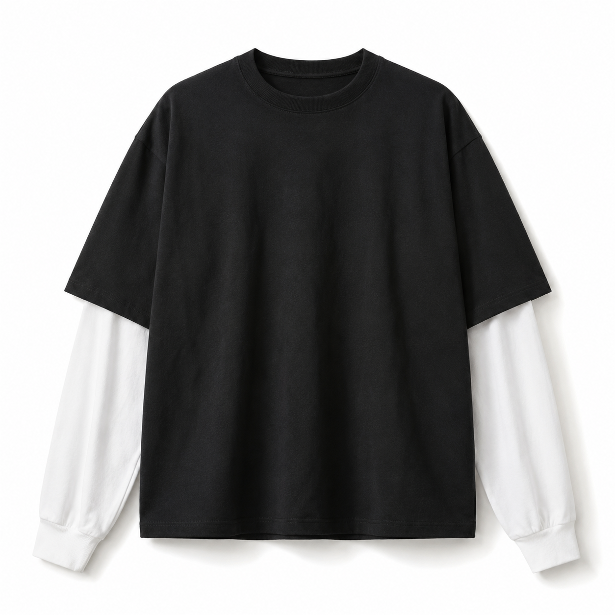 UNSEEN-Studios Oversized Layered Longsleeve T-Shirt