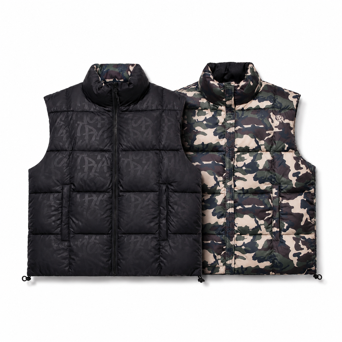 UNSEEN-Studios Reversible Camo Puffer Vest