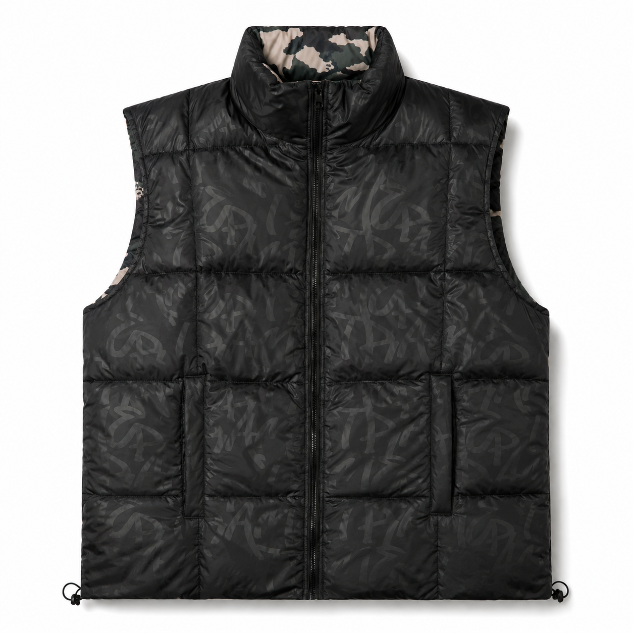 UNSEEN-Studios Reversible Camo Puffer Vest