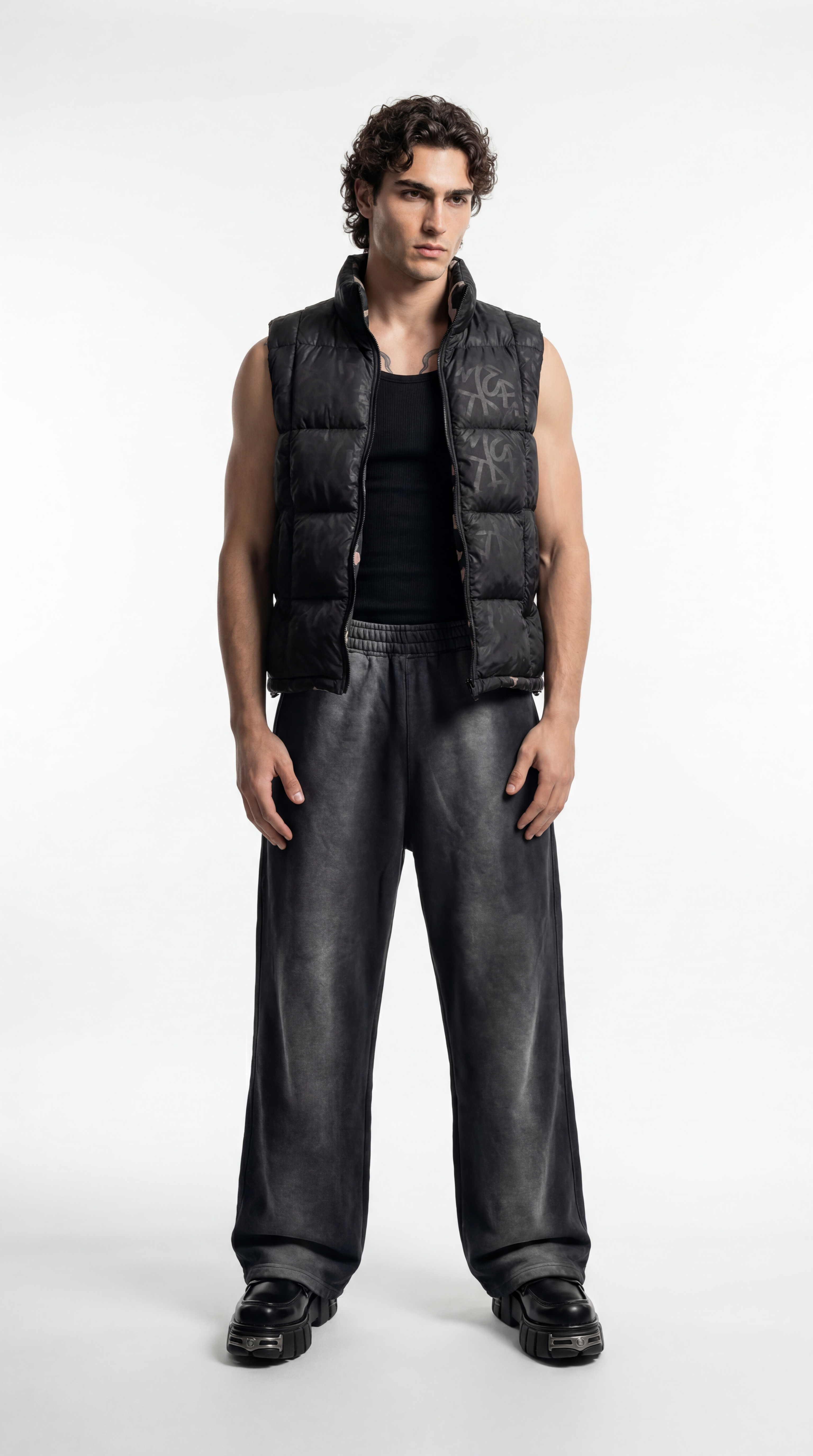 UNSEEN-Studios Reversible Camo Puffer Vest