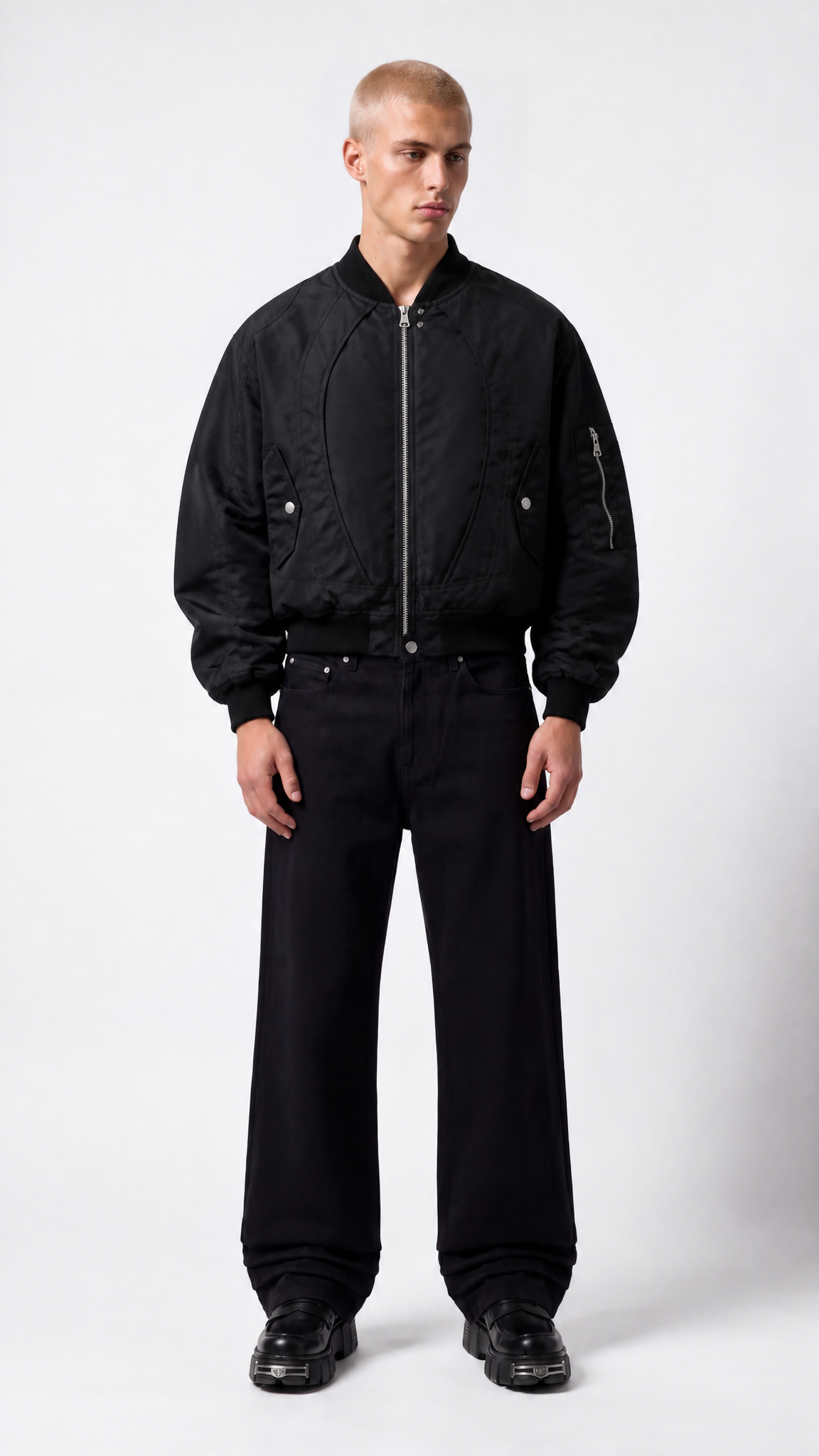 UNSEEN-Studios Paradox Zip Bomber Jacket