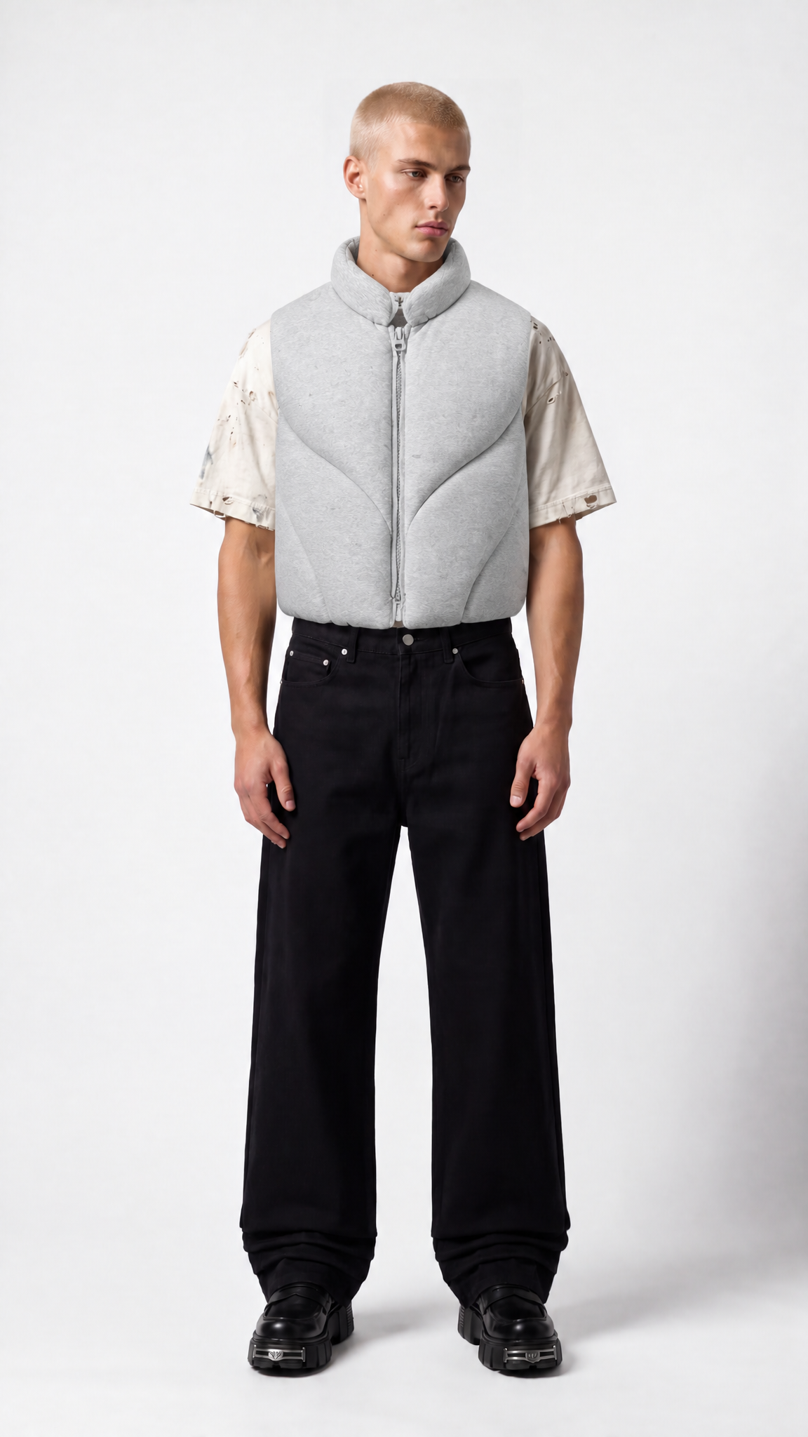 UNSEEN-Studios Cloudform Puffer Vest