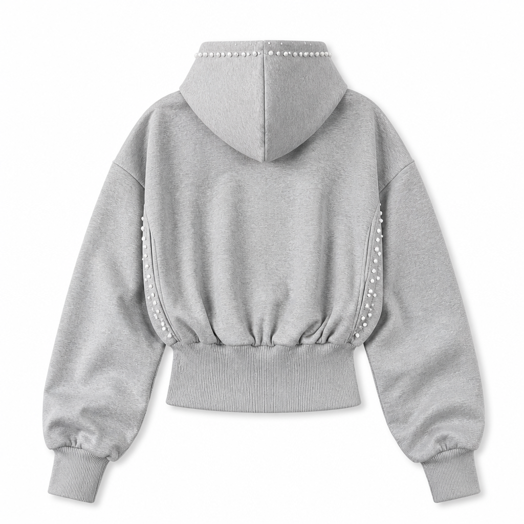 UNSEEN-Studios Chrome Pearl Zip Hoodie