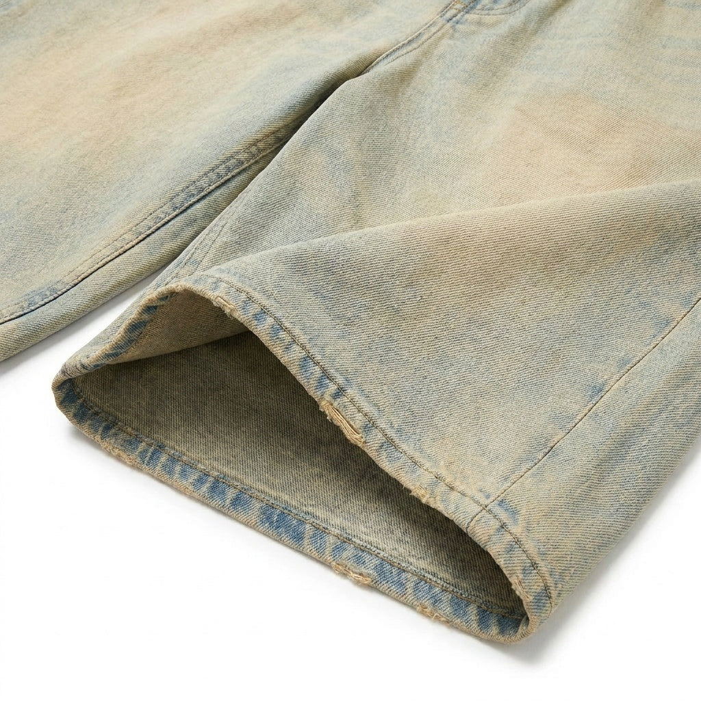 UNSEEN-Studios Weite Distressed Denim Jorts