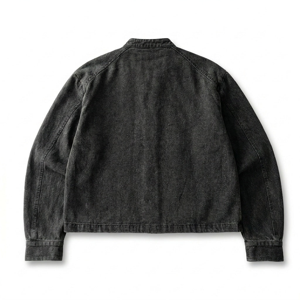 UNSEEN-Studios Work Zip-Kurzjacke Washed Black