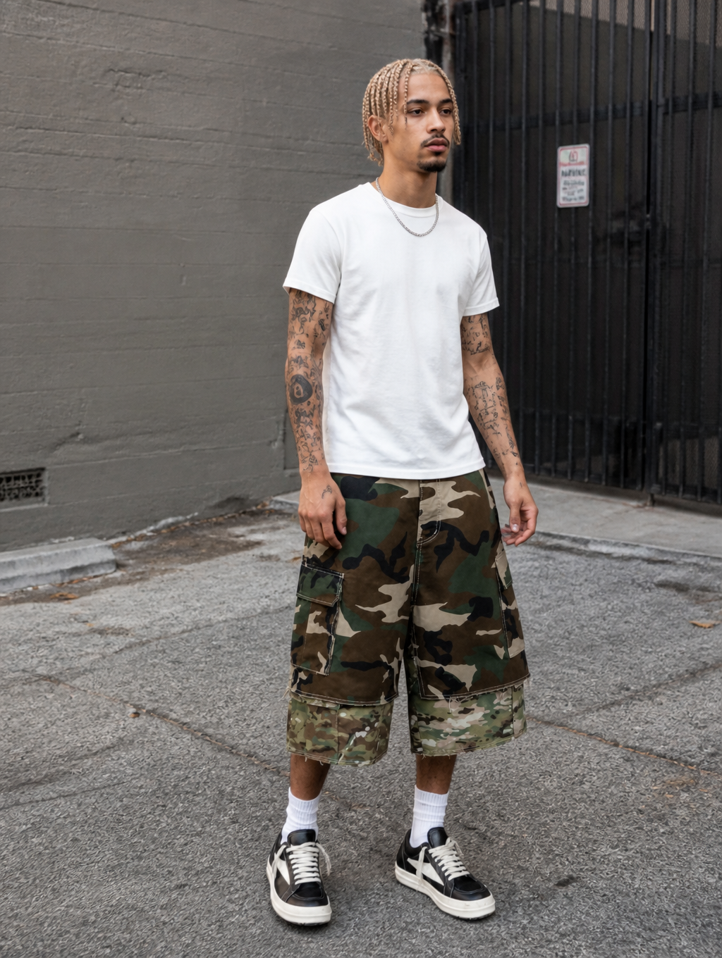 UNSEEN-Studios Strobe Camo Shorts