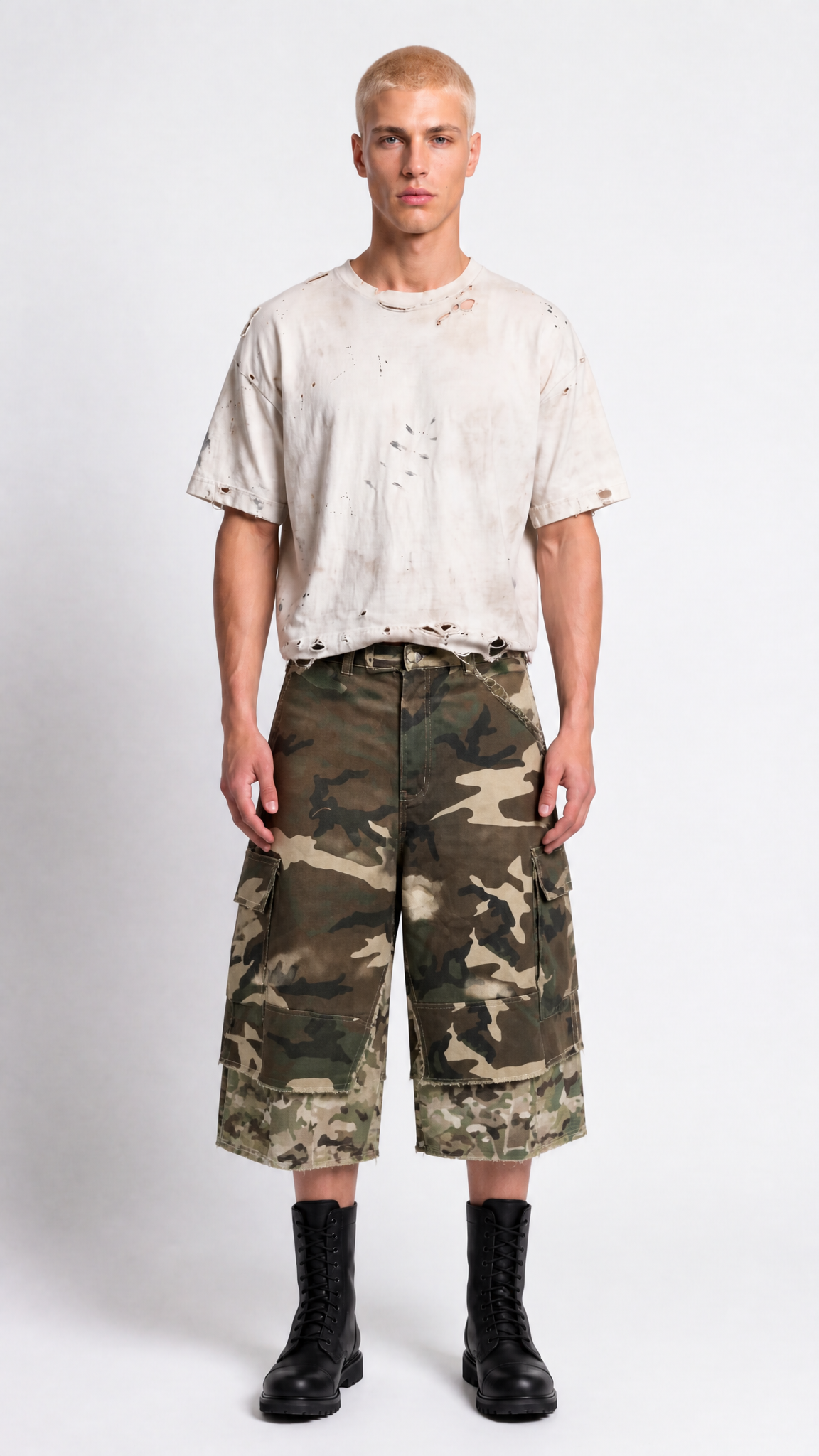 UNSEEN-Studios Strobe Camo Shorts