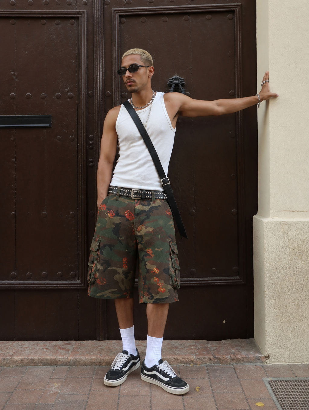 UNSEEN-Studios Bloom Camo Cargo Shorts