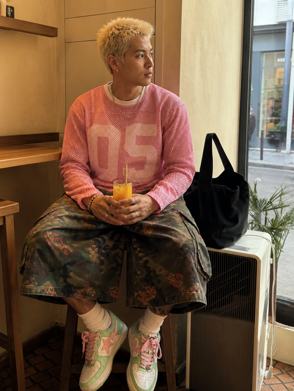 UNSEEN-Studios Bloom Camo Cargo Shorts
