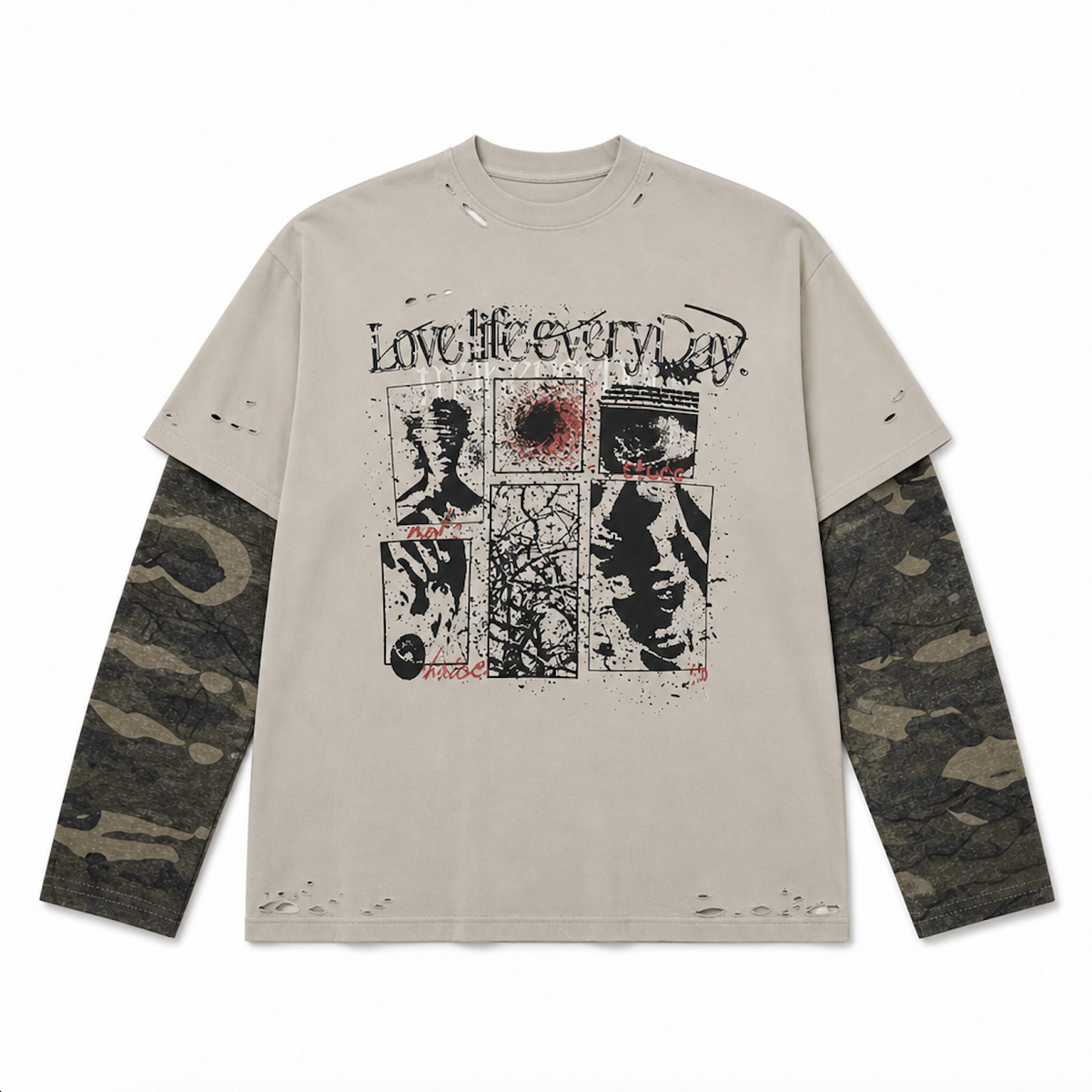 UNSEEN-Studios Love Camo Layer Longsleeve