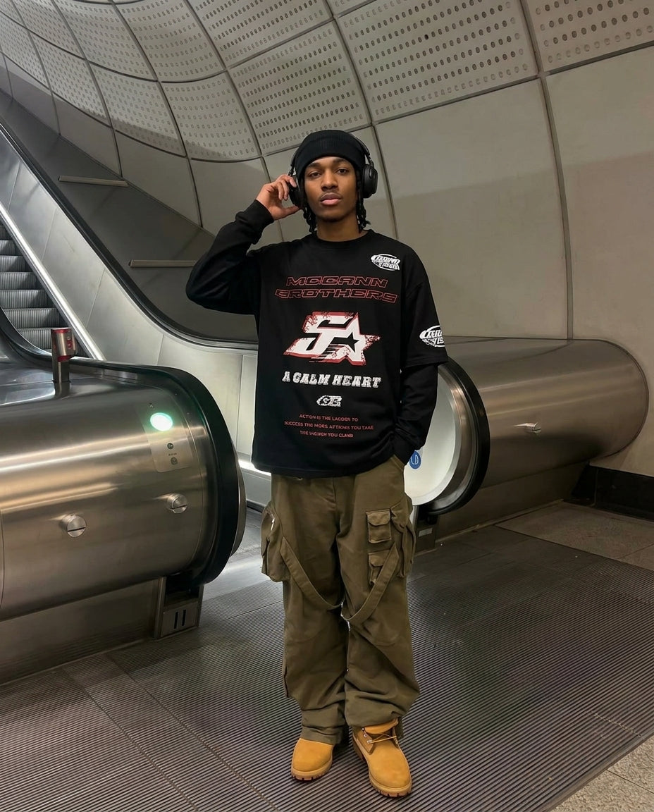 UNSEEN-Studios Layered Racer Longsleeve