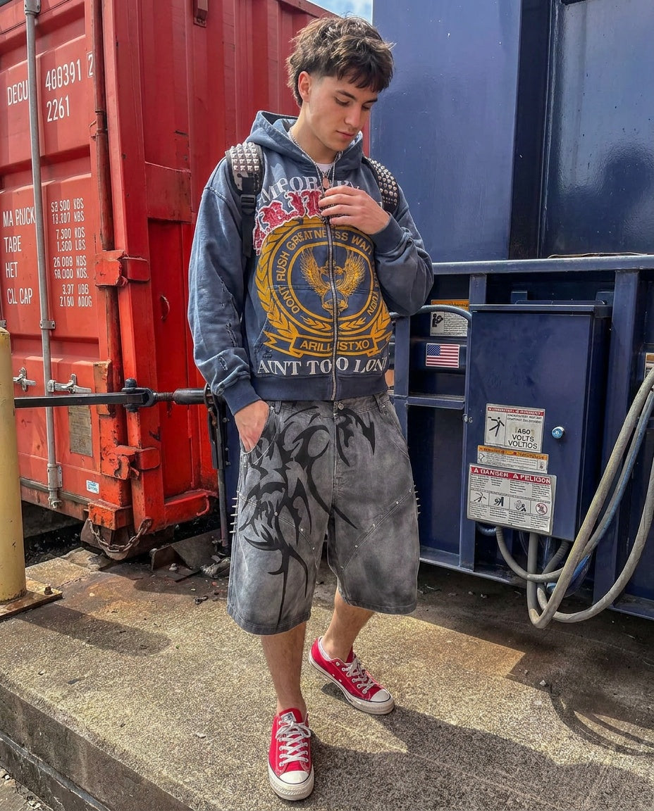 UNSEEN x ATSF30 Cyber Biker Shorts