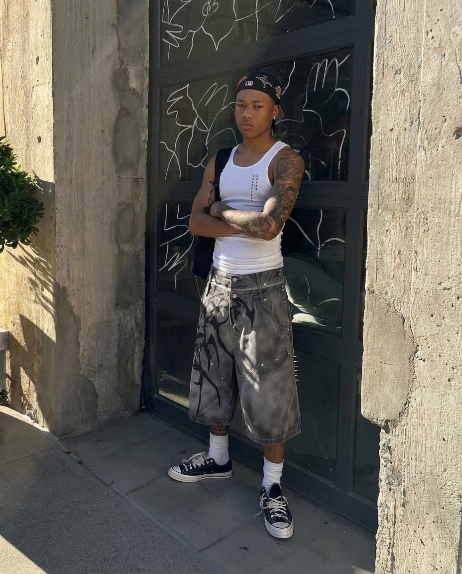 UNSEEN x ATSF30 Cyber Biker Shorts