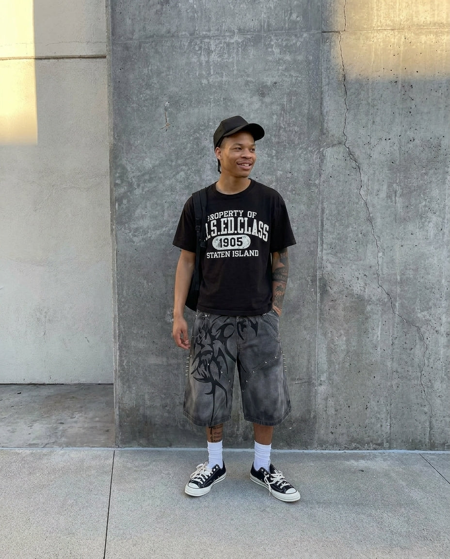 UNSEEN x ATSF30 Cyber Biker Shorts