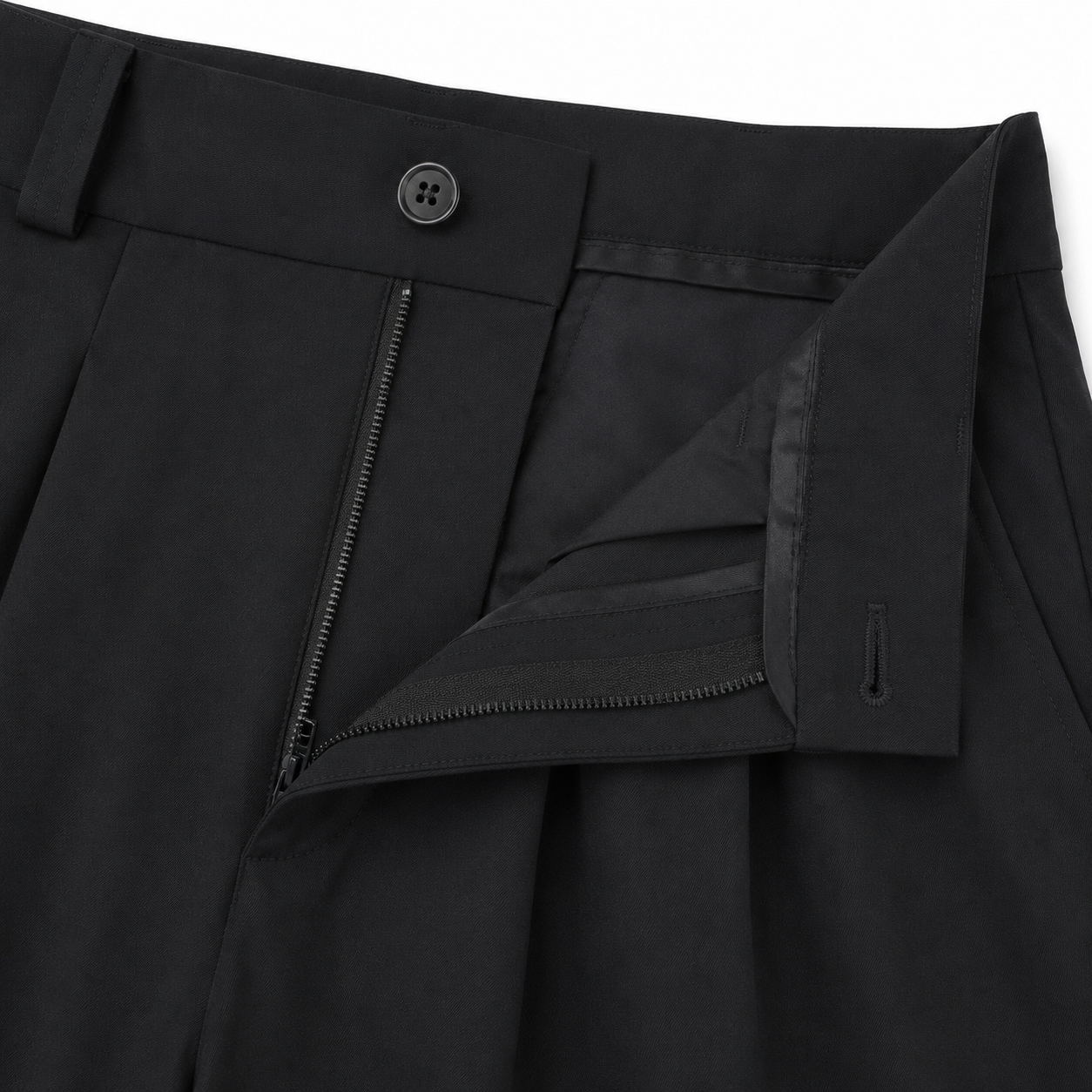 UNSEEN-Studios Bundfalten Suit Shorts