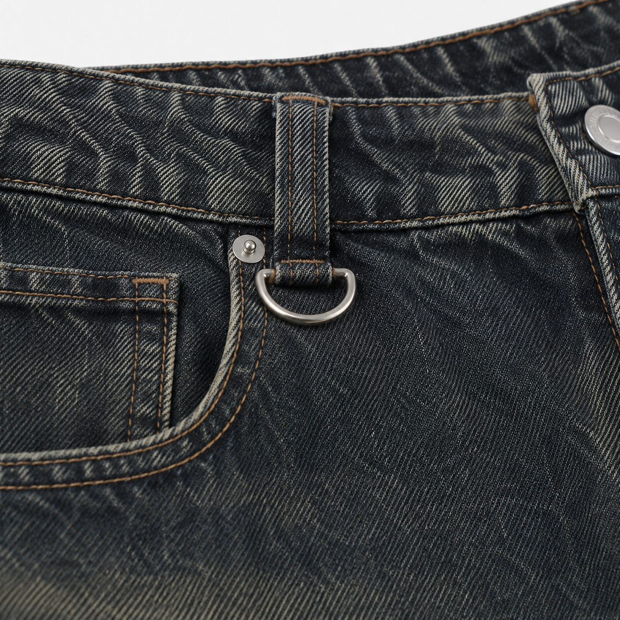 UNSEEN-Studios Faded Loose Jeans