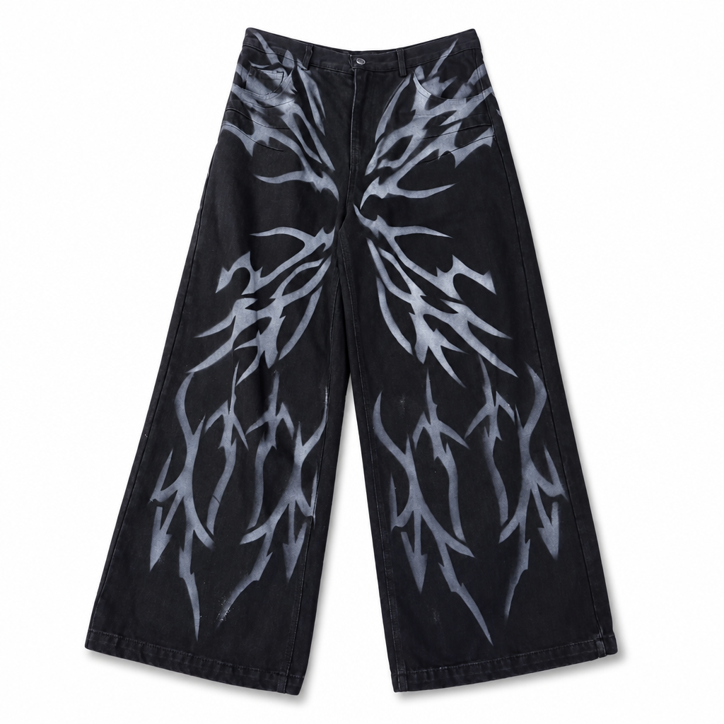 UNSEEN-Studios Butterfly Baggy Pants