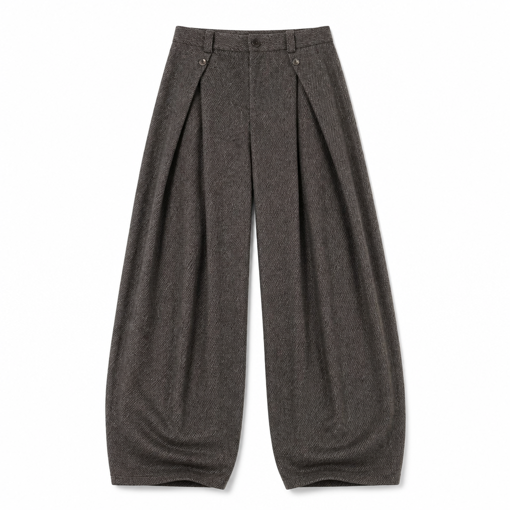 UNSEEN-Studios Layered Loose Fit Suit Pants