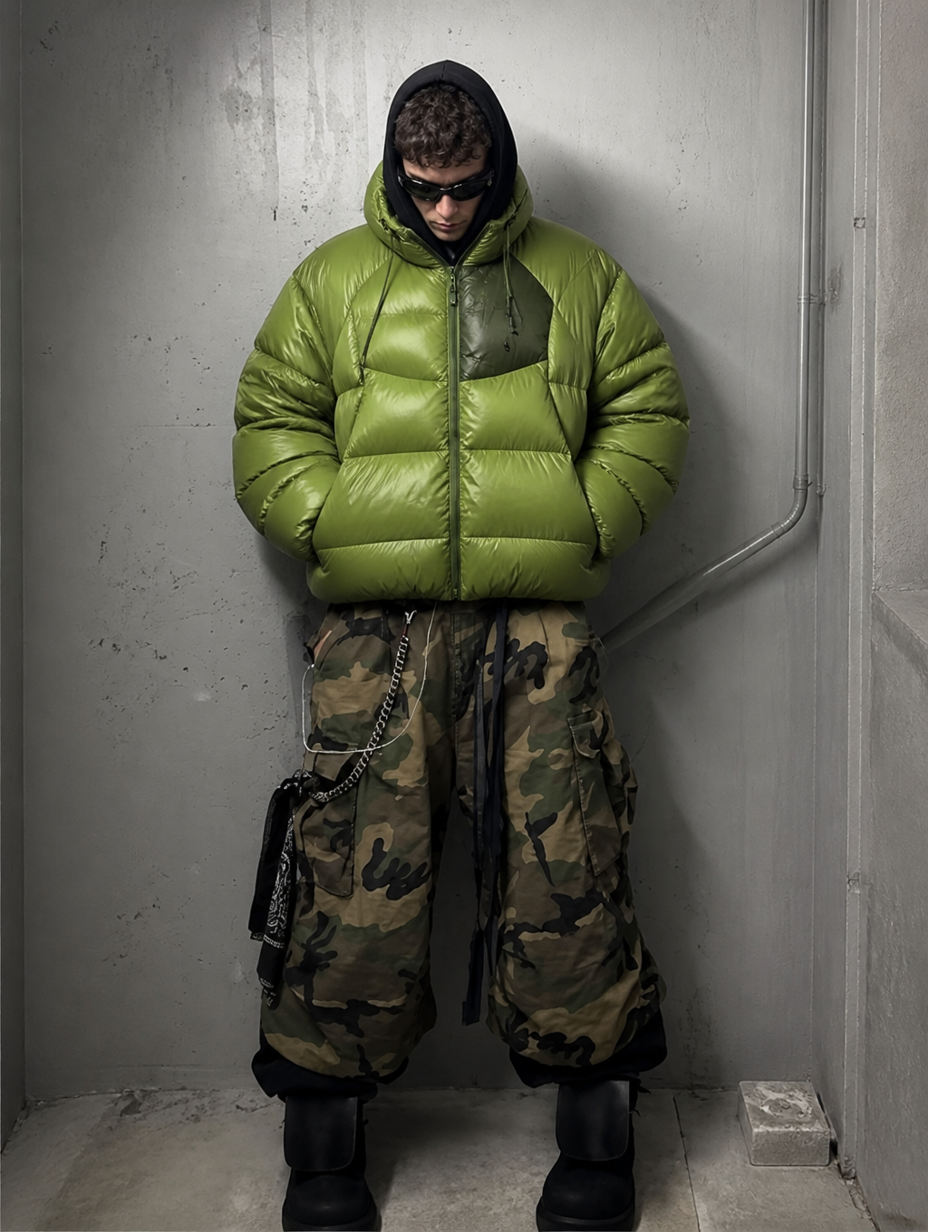UNSEEN-Studios Frostbite Puffer Down Jacket