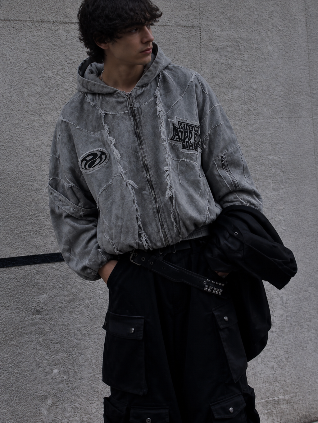 UNSEEN-Studios Ghost Signal Bomber Jacket