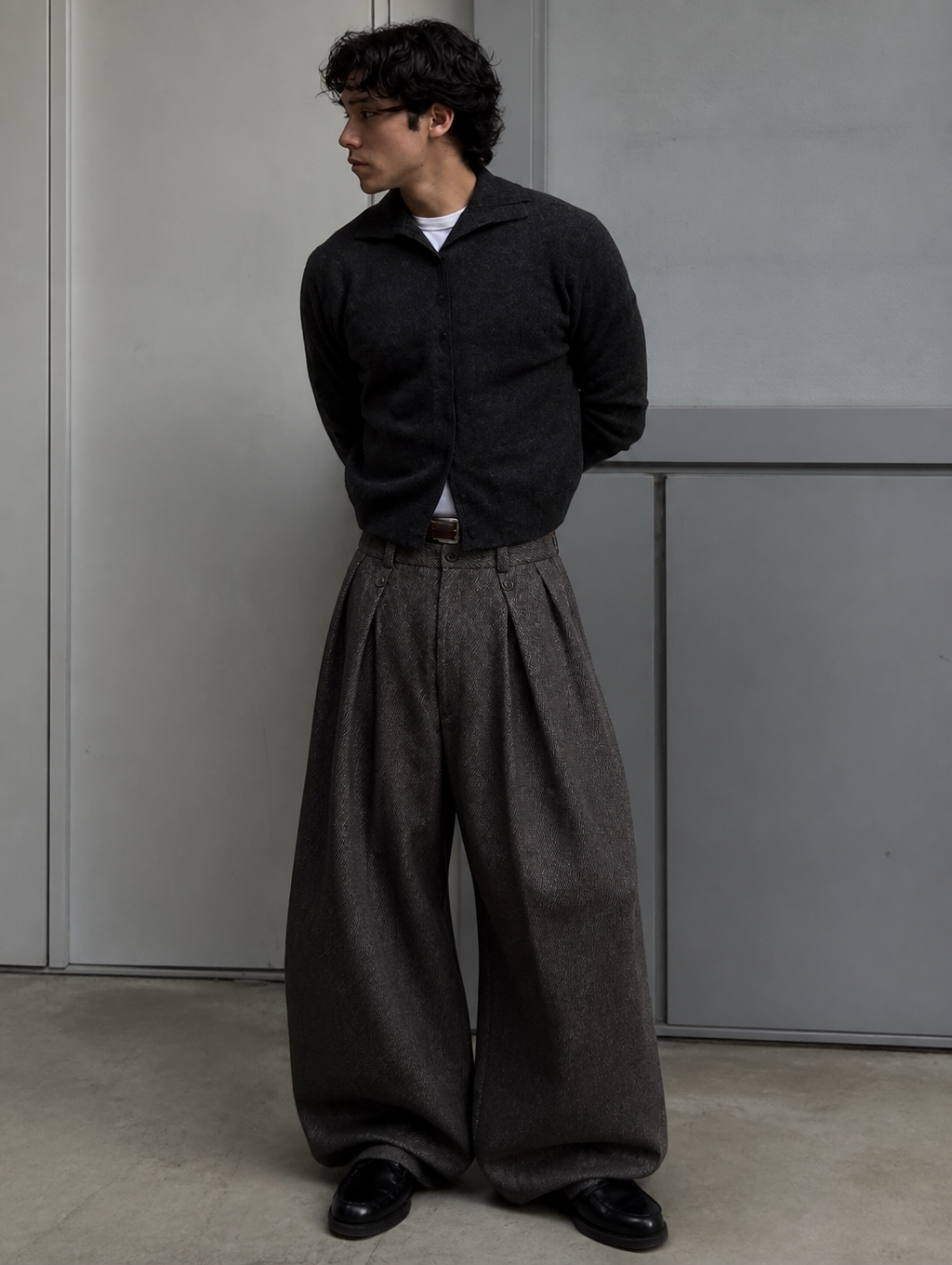 UNSEEN-Studios Layered Loose Fit Suit Pants