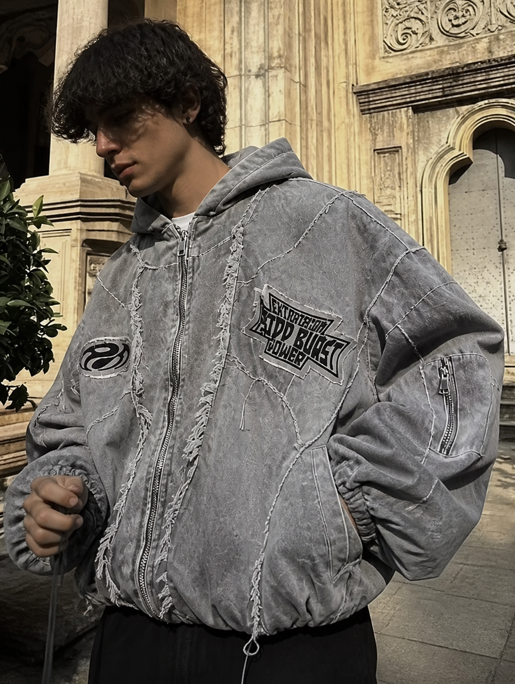 UNSEEN-Studios Ghost Signal Bomber Jacket